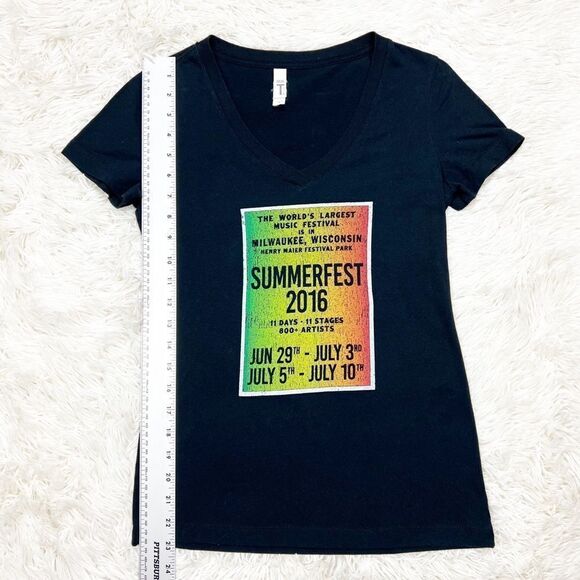 Summerfest 2016 Black Concert Tee Size Small - Picture 3 of 6